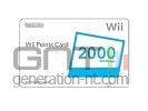 Nintendo wii carte points wii small Nintendo wii carte points wii small