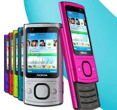 Nokia 6700 Slide couleurs