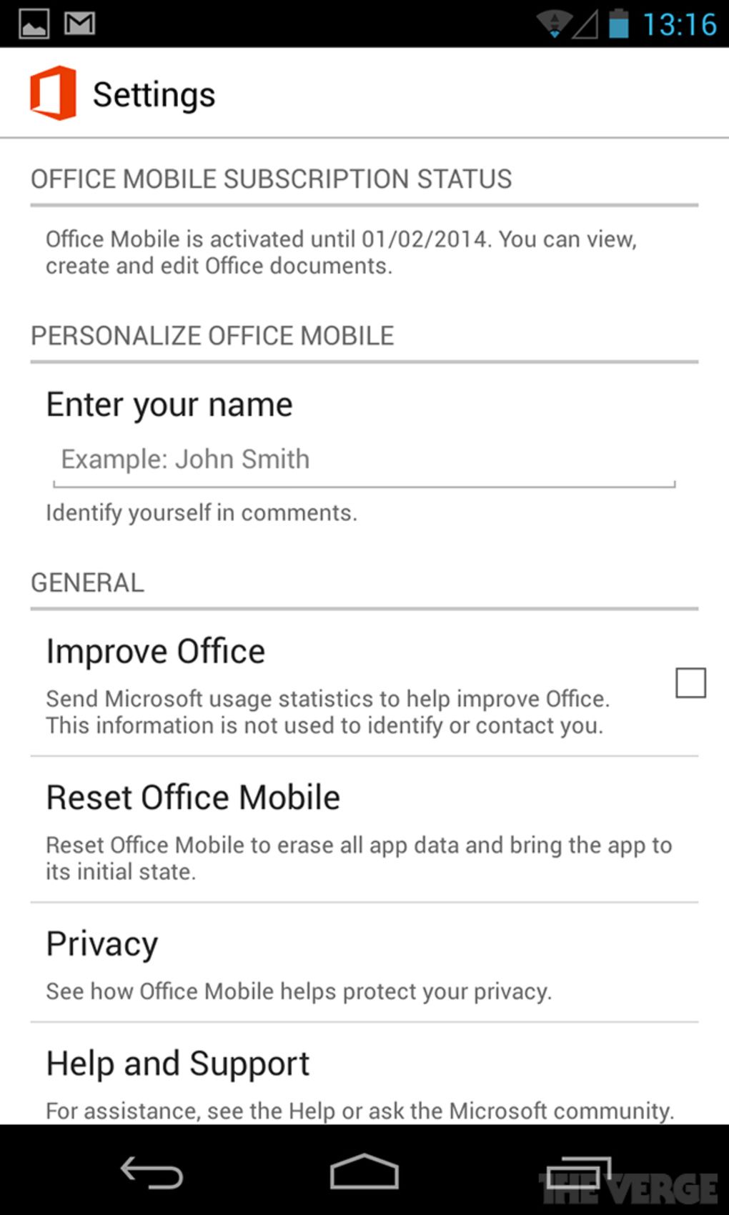 Office Mobile Android 02