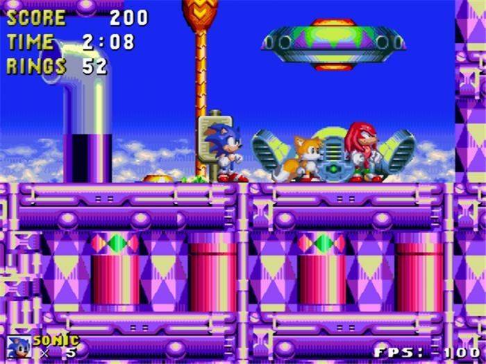 Open Sonic screen 2