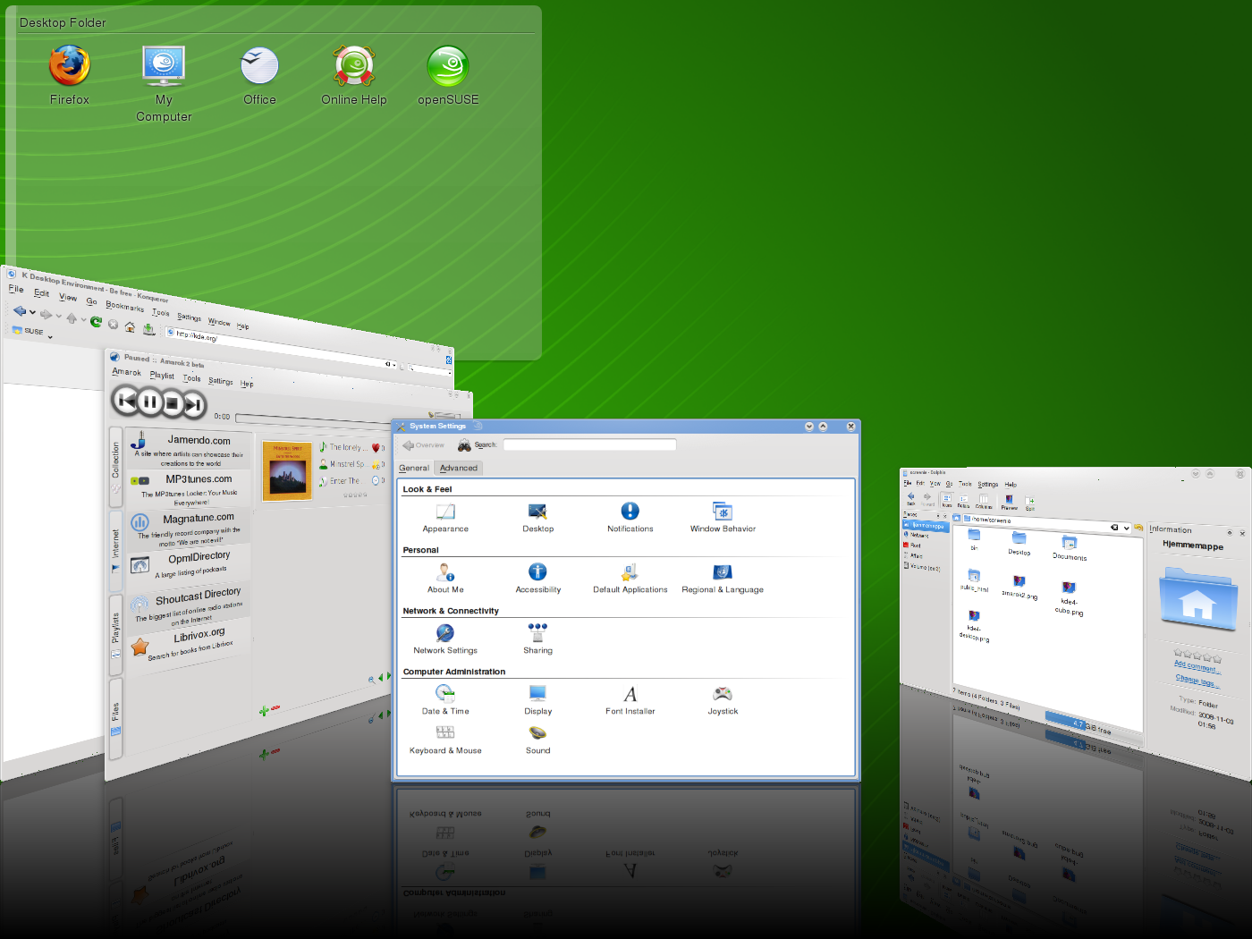 openSUSE_11 1_Beta4_Kde4_coverswitch