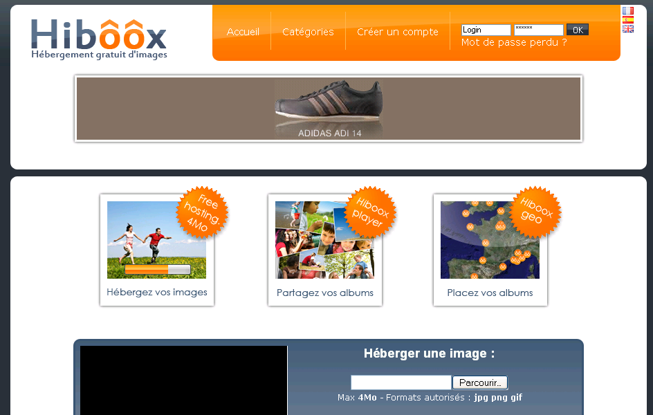 Page accueil hiboxx