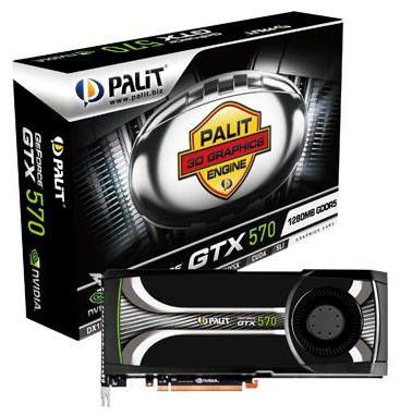 Palit GeForce GTX 570 boÃ®te