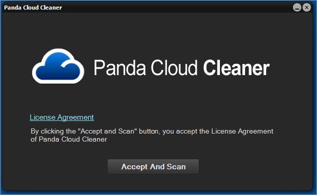Panda Cloud Cleaner screen1