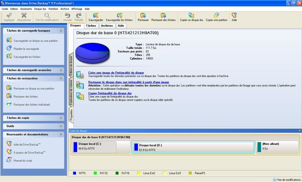 PC Cloneur Professionnel 2010 screen 1