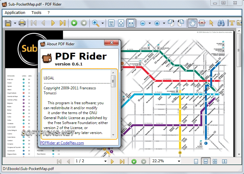 PDF Rider screen1