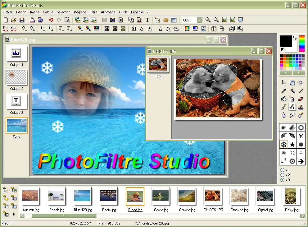 PhotoFiltre Studio X screen2