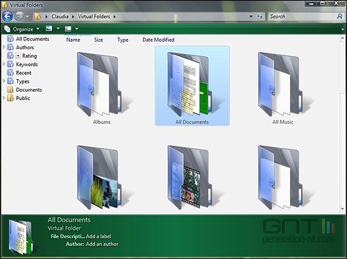 Windows Vista clichés officiels