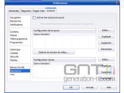 navigateur opera navigation souris