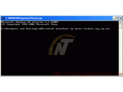 CMD netsh ip reset