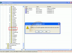 Stack TCPIP Modification de la base de registre