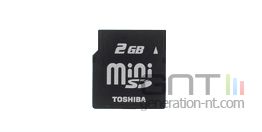 Toshiba MiniSD 2 Go