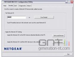 Security - HDX-101 Configuration Utility