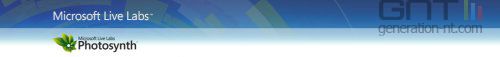 Microsoft Photosynth banner