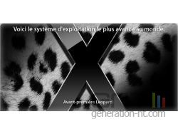 Avant-premi&egrave;re Apple MacOS X 10.5 Leopard banni&egrave;re