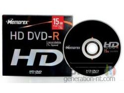 Memorex HD-DVD enregistrable