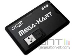 Carte Mega-Kart OCZ 8 GOo vue de devant