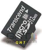 Transcend MicroSD 80X 512 Mo