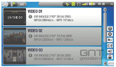 Archos 604 - Vidéo