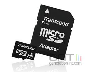 Transcend microSD 2 Go
