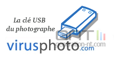 VirusPhoto : clé USB photographe