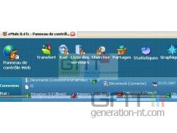 Interface depuis le navigateur web Interface depuis le navigateur web