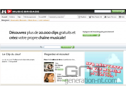 M6 MusicBrigade ; page d'accueil