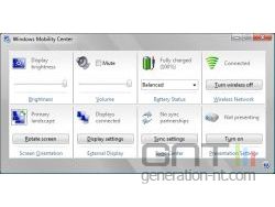 Mobility Settings