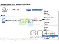 Menu contextuel