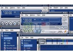 Deux fenêtres Winamp lancées Deux fenêtres Winamp lancées