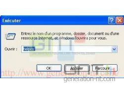 Boîte de dialogue Exécuter