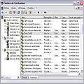 Description/paramétrage des services de Windows XP