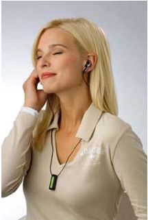 Mustek lecteur MP3 Ivory green