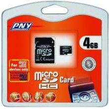 PNY SDHC 4 Go