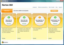 Norton 360 interface