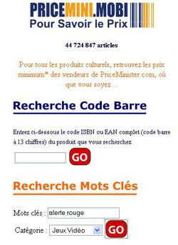 PriceMinister Mobile