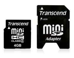 Transcend 4GB miniSDHC