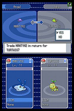 Pok&eacute;mon Diamant / Perle - Echange