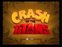 Crash of the Titans Wii