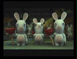 Rayman contre les lapins encore plus cr