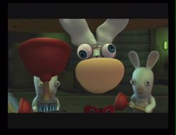 Rayman contre les lapins encore plus cr