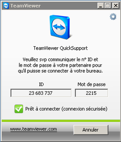 TeamViewer - Partie cliente