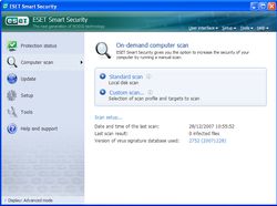 ESET Smart Security analyses