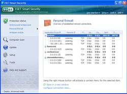 ESET Smart Security parefeu