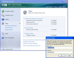 ESET Smart Security password