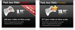 Offre Alice jeux vid
