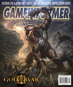 God of War III - couverture GameInformer