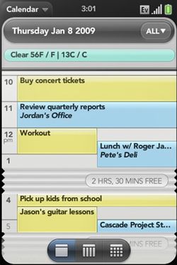 Palm Pre Calendrier