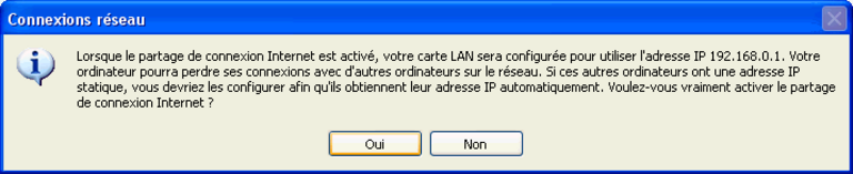 Article n° 16 - Partage internet ICS pour modem USB et ETHERNET. - 14