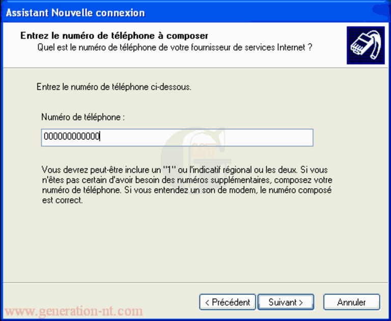 Article n° 19 - Installation connexion ADSL USB sous Windows XP - 13 assistant nouvelle connexion